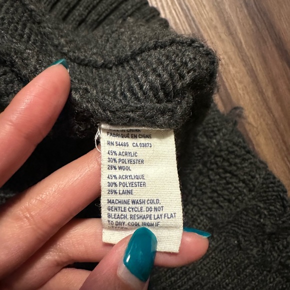 Cowl neck thick cardigan - Picture 3 of 3